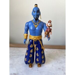 Disney Aladdin Singing Genie Doll Figure 12 inches with Abu Monkey 2018 Hasbro